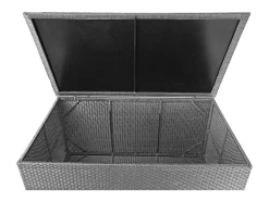 Kussenbox Van Polyrattan Mcw-D88 Iii, Basic Grijs, 80X160X94Cm 950L-Vente-unique Hot