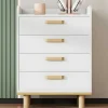 Ladekast - 4 Laden - In Grenen En Mdf - Wit-ModernLuxe Clearance