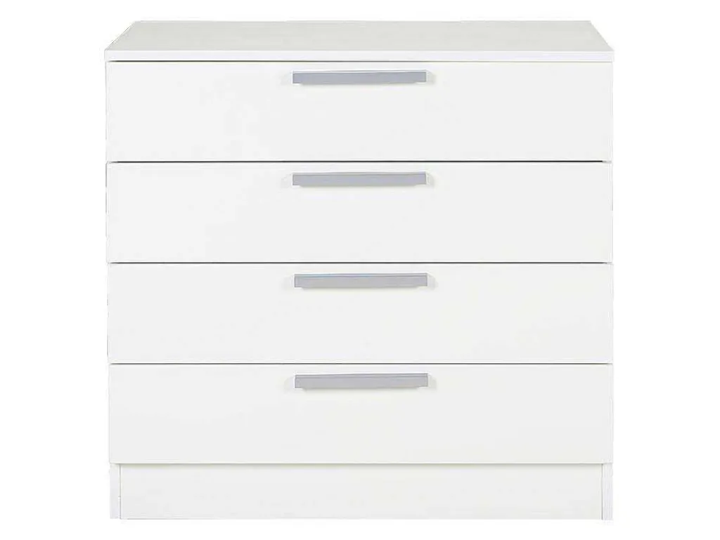 Ladekast Mathias - 4 Laden - Wit-Vente-unique Outlet