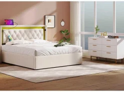Ladekast Versierd Met Verticale Strepen - 6 Lades - Wit-ModernLuxe Discount