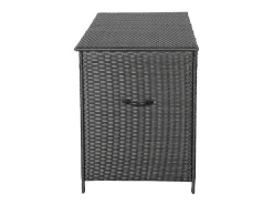 Lamar Tuintoebehor Kussen Opbergbox Met Wielen Zwart.-Vente-unique Hot