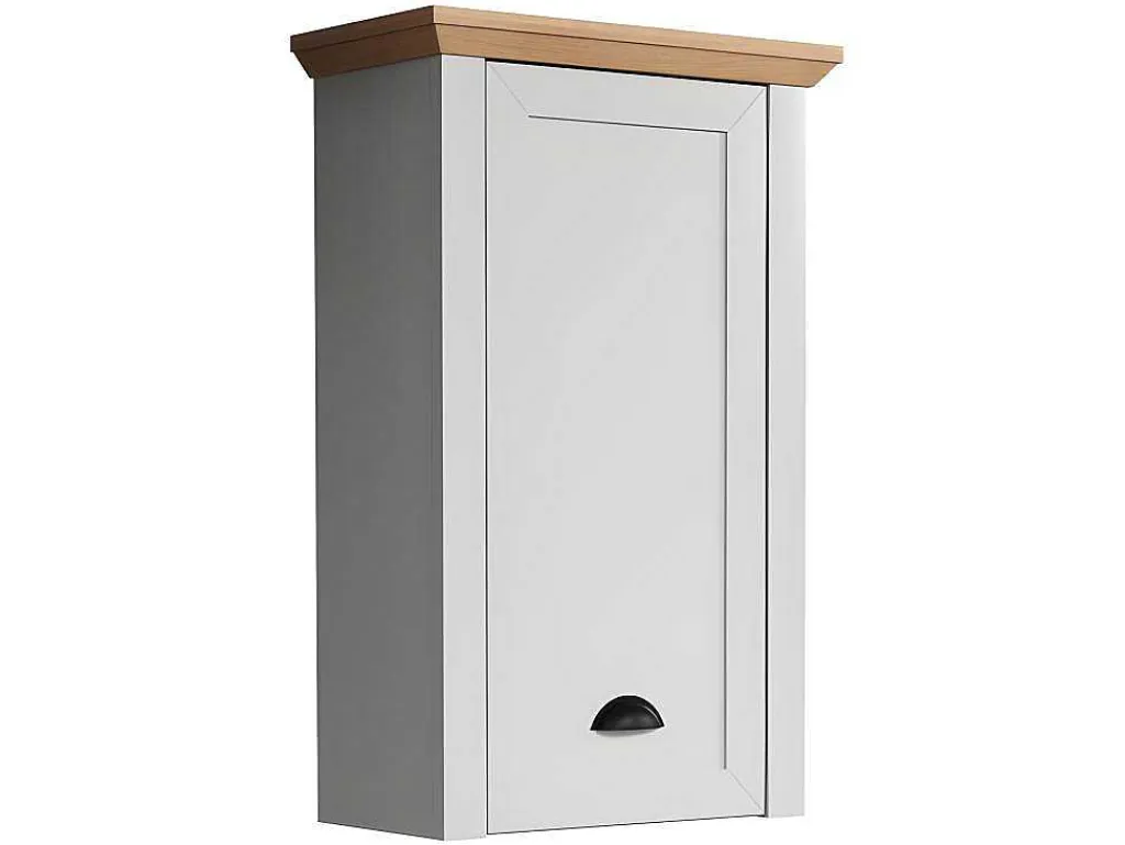 Landside Badkamerkast Wandophanging, 1 Deur, Grijs.-Vente-unique Sale