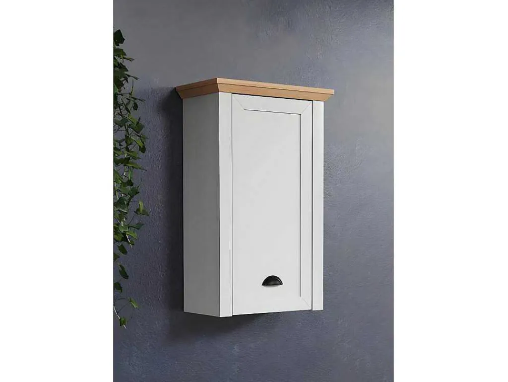 Landside Badkamerkast Wandophanging, 1 Deur, Grijs.-Vente-unique Sale