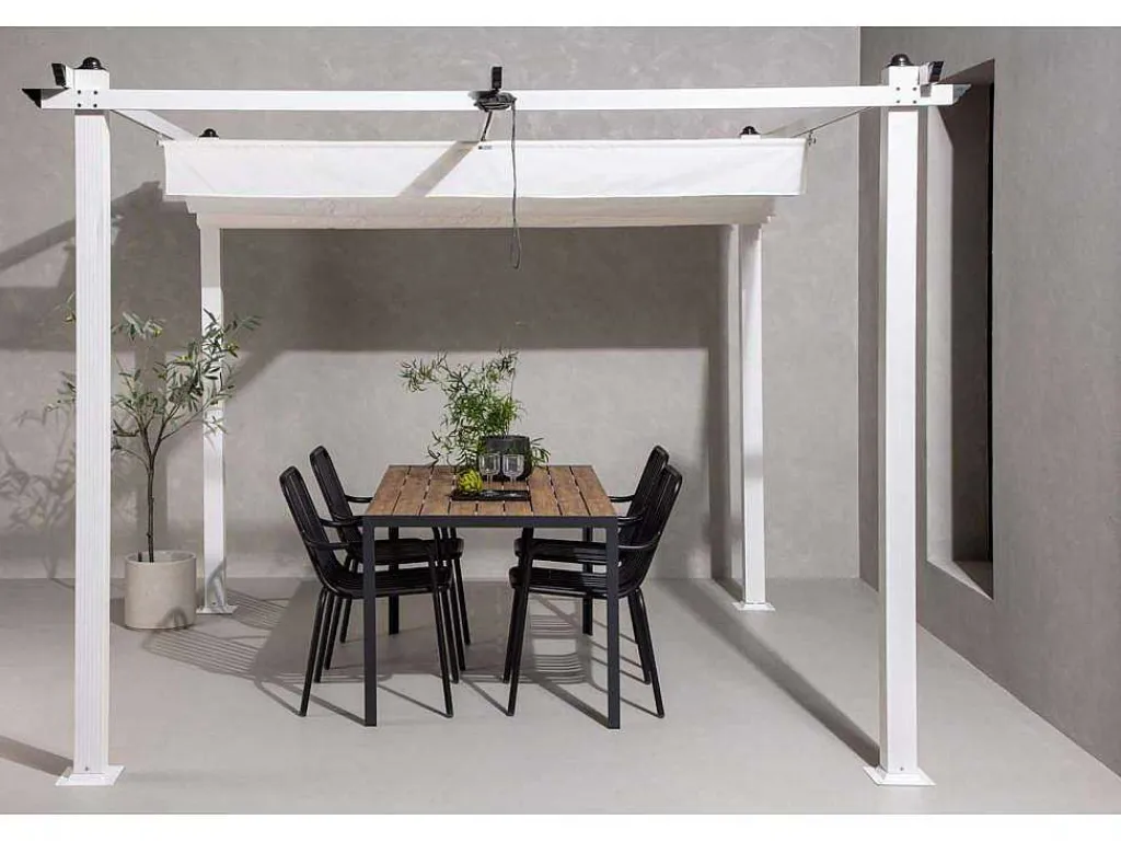 Lazio Pergola Wit.-Vente-unique Discount