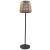 Led Buiten Staande Lamp Van Metaal - H. 150 Cm - Zwart En Natuurlijk - Carbini-OZAIA Sale