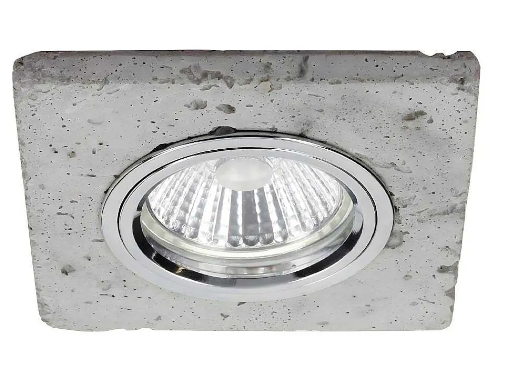 Ledsdream Plafondlamp, Cement, Chroom, 8,8X8,8X6 Cm,-EPIKASA Sale