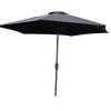 Leeds Parasol Zwartgrijs.-Vente-unique Sale