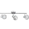 Lena Plafondlamp, Chroom, 47,5X10X13,5 Cm,-EPIKASA Clearance