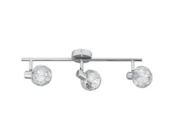 Lena Plafondlamp, Chroom, 47,5X10X13,5 Cm,-EPIKASA Clearance