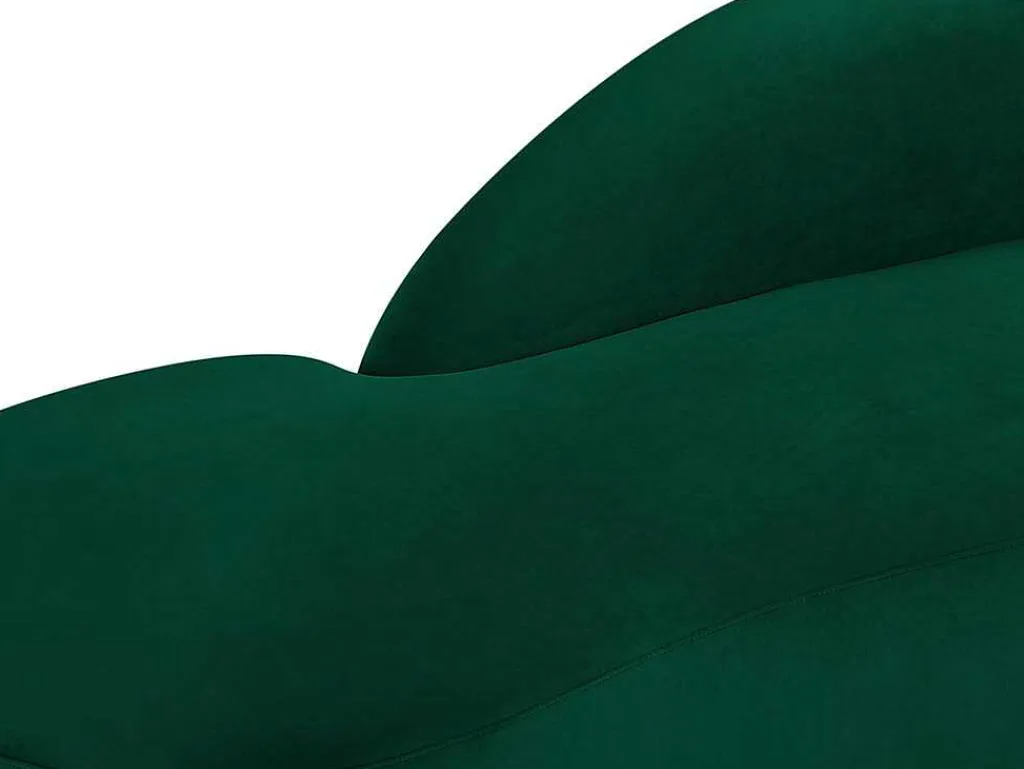 Linkse Chaise Longue Met Bekleding In Groen Fluweel Lonigo Van-PASCAL MORABITO