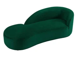 Linkse Chaise Longue Met Bekleding In Groen Fluweel Lonigo Van-PASCAL MORABITO