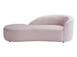Linkse Chaise Longue Met Bekleding In Roze Fluweel Lonigo Van-PASCAL MORABITO Outlet