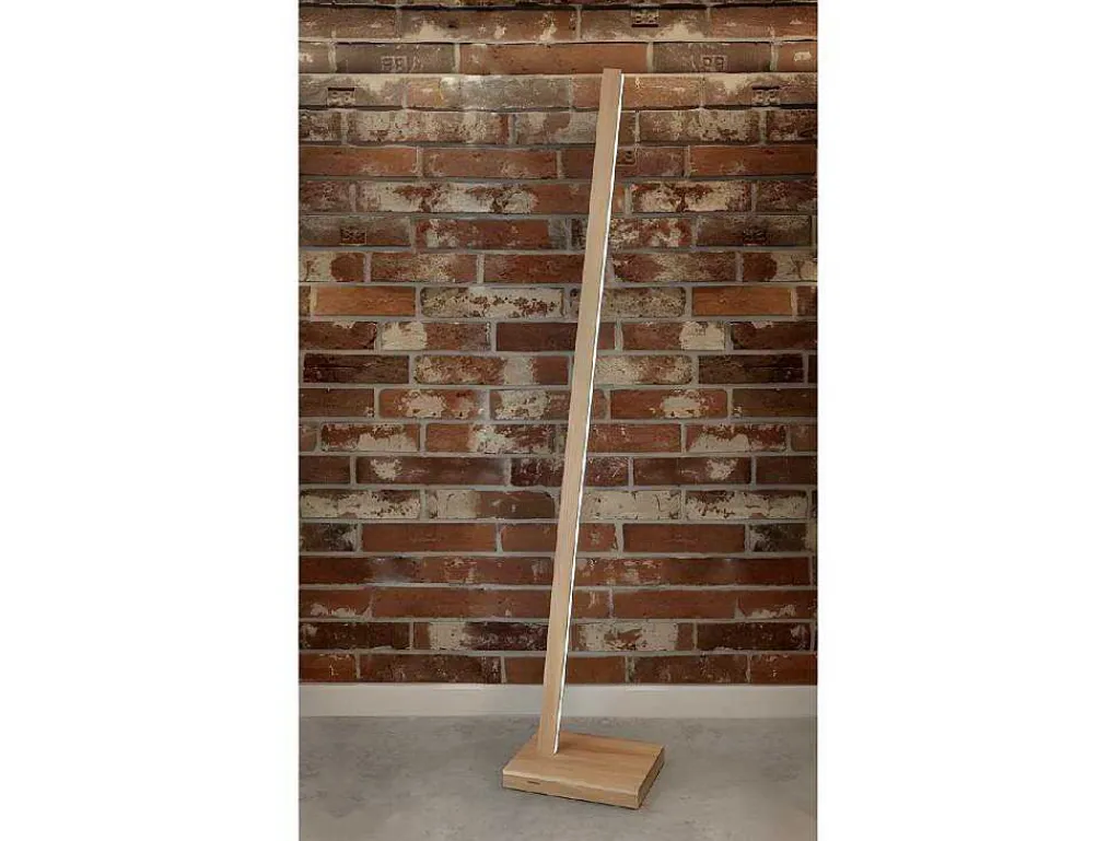 Linus Vloerlamp, Eiken Geolied, 20X30X150 Cm,-EPIKASA Online