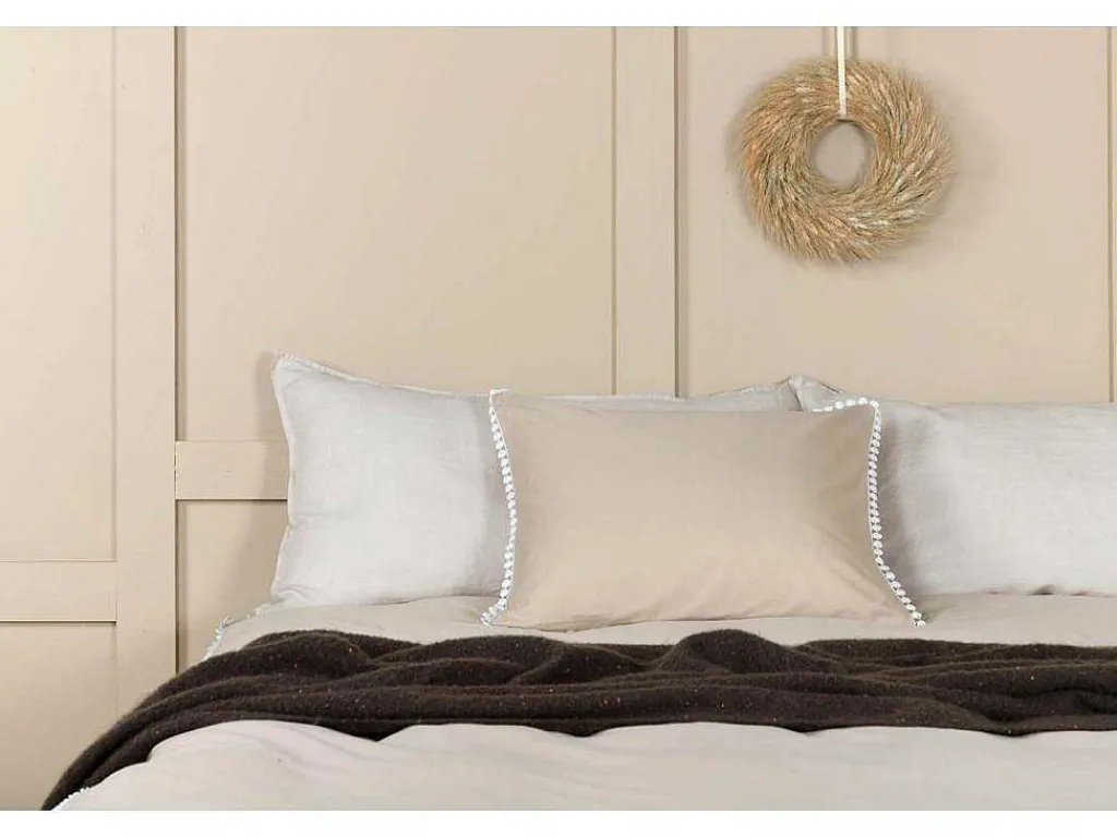 Livia Bedset 1 Set 200X150Cm Beige, Wit.-Vente-unique Best