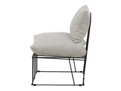 Livonia Fauteuil Beige.-Vente-unique Hot