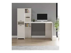 Lotus Bureau, Wit, 150X60X135 Cm,-EPIKASA Sale