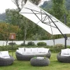 Loungeset Van Geweven Hars - Grijs - Zitbank, 2 Fauteuils En Salontafel - Whiteheaven-MYLIA Sale