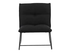 Madison Fauteuil Zwart.-Vente-unique Best
