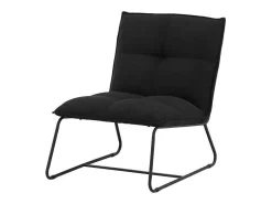 Madison Fauteuil Zwart.-Vente-unique Best