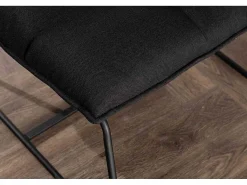 Madison Fauteuil Zwart.-Vente-unique Best
