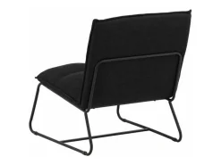 Madison Fauteuil Zwart.-Vente-unique Best