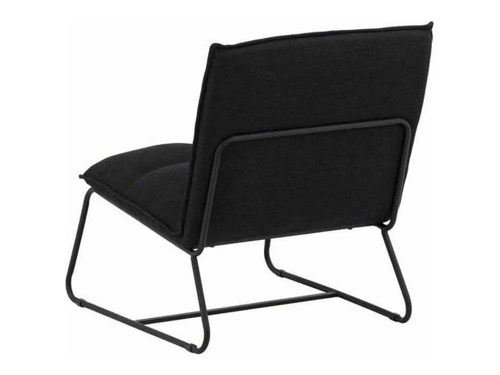 Madison Fauteuil Zwart.-Vente-unique Best