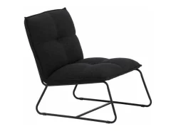 Madison Fauteuil Zwart.-Vente-unique Best