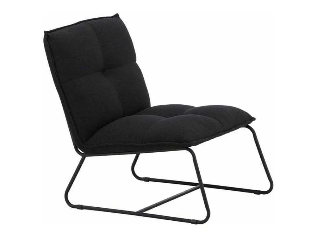 Madison Fauteuil Zwart.-Vente-unique Best