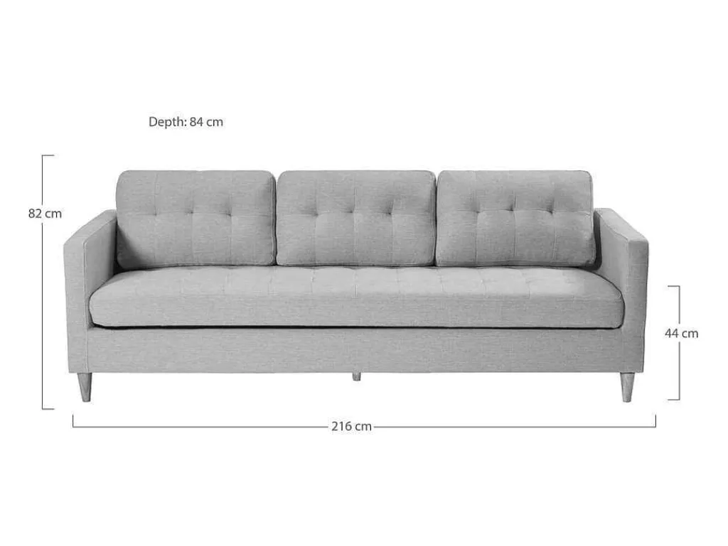 Marino Bank 3 Persoons Velours Zwart.-Vente-unique New
