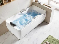 Massagebad - 1 Persoon - 150 X 75 X 59 Cm - Hoek Rechts - Gavino-Shower & Design Discount