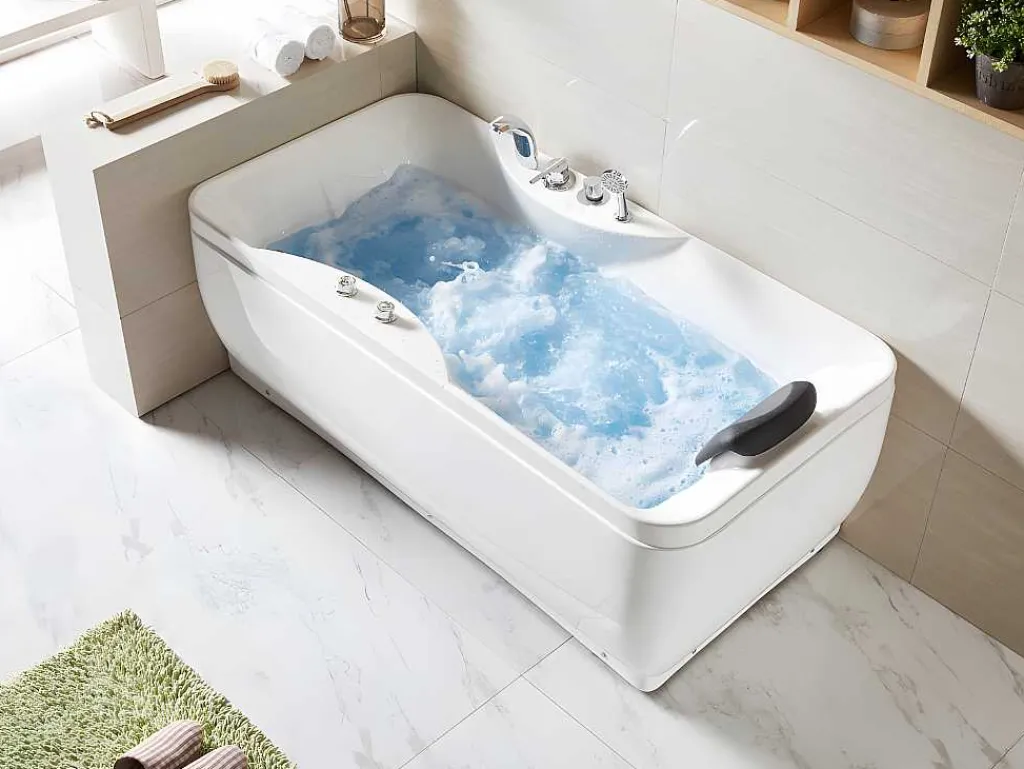 Massagebad Gavino - 1 Persoon - 75X150Xh65Cm - Linkse Hoek-Shower & Design Online