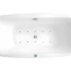 Massagebad Met Ledverlichting - Balneo Therapie Sirgao - 1 Persoon - 155L - 75X150Cm - Wit-Shower & Design Sale