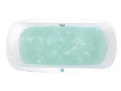 Massagebad Met Ledverlichting - Balneo Therapie Sirgao - 1 Persoon - 155L - 75X150Cm - Wit-Shower & Design Sale