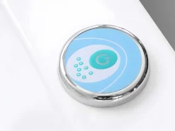 Massagebad Met Ledverlichting - Balneo Therapie Sirgao - 1 Persoon - 155L - 75X150Cm - Wit-Shower & Design Sale