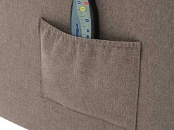 Massagefauteuil Silvano In Stof - Taupe-Vente-unique Outlet