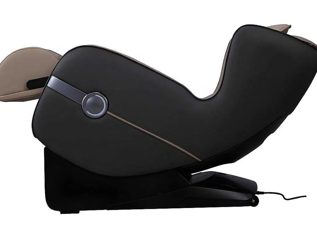 Massagestoel Kasou Van Kunstleer Met Led-Verlichting - Met Bluetooth - Beige-Vente-unique Clearance