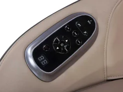 Massagestoel Kasou Van Kunstleer Met Led-Verlichting - Met Bluetooth - Beige-Vente-unique Clearance