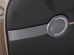 Massagestoel Kasou Van Kunstleer Met Led-Verlichting - Met Bluetooth - Beige-Vente-unique Clearance