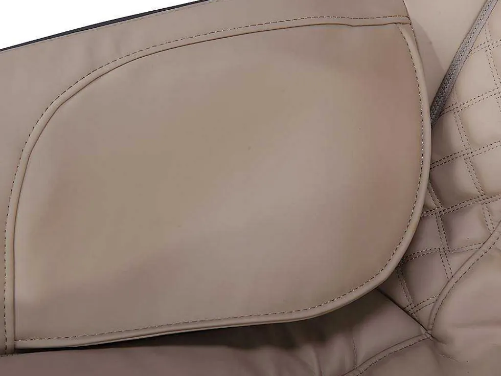 Massagestoel Kasou Van Kunstleer Met Led-Verlichting - Met Bluetooth - Beige-Vente-unique Clearance
