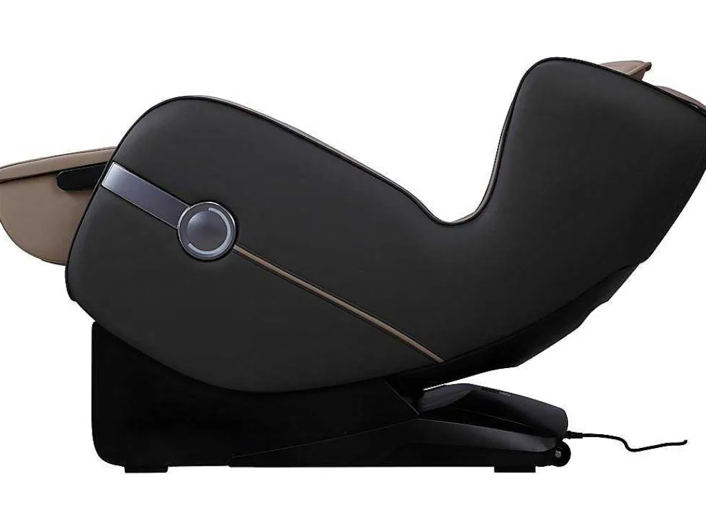 Massagestoel Kasou Van Kunstleer Met Led-Verlichting - Met Bluetooth - Beige-Vente-unique Clearance