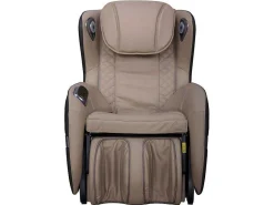 Massagestoel Kasou Van Kunstleer Met Led-Verlichting - Met Bluetooth - Beige-Vente-unique Clearance