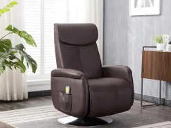 Massagestoel Kostas Van Kunstleer - Bruin-Vente-unique Sale