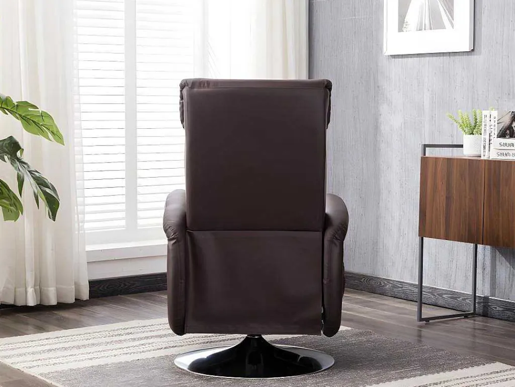 Massagestoel Kostas Van Kunstleer - Bruin-Vente-unique Sale