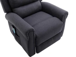 Massagestoel Met Elektrische Sta-Op Functie - Antraciet - Lovari-Vente-unique Hot