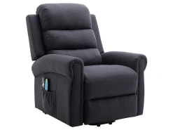 Massagestoel Met Elektrische Sta-Op Functie - Antraciet - Lovari-Vente-unique Hot