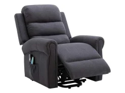 Massagestoel Met Elektrische Sta-Op Functie - Antraciet - Lovari-Vente-unique Hot