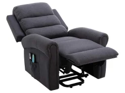 Massagestoel Met Elektrische Sta-Op Functie - Antraciet - Lovari-Vente-unique Hot