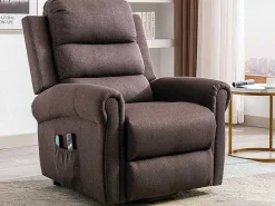 Massagestoel Met Elektrische Sta-Op Functie - Bruin - Lovari-Vente-unique Discount