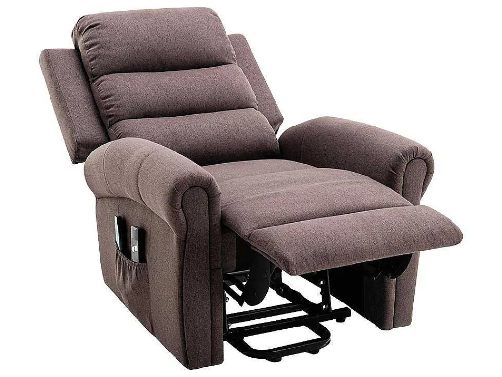 Massagestoel Met Elektrische Sta-Op Functie - Bruin - Lovari-Vente-unique Discount