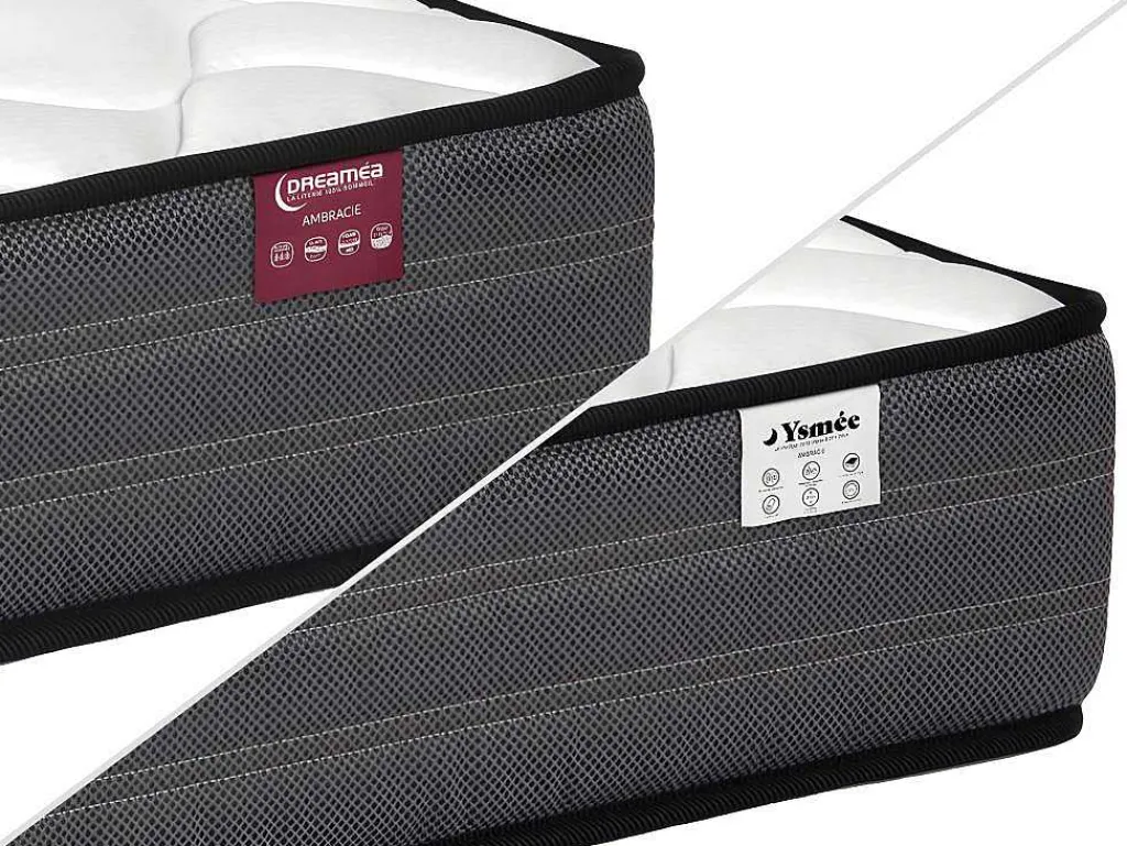 Matras 140 X 200 Cm Pocketveren 20 Cm Dik - Ambracie Van Ysmee-Ysmée Outlet